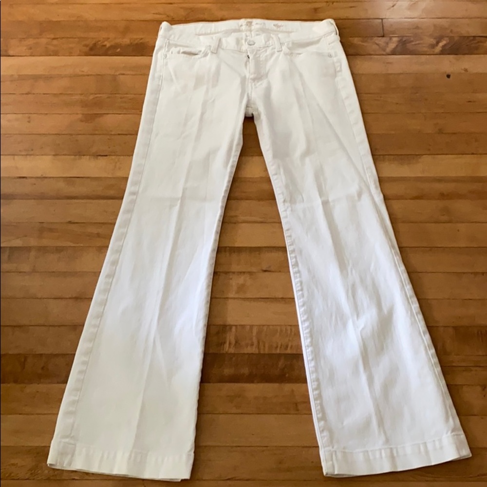 7 for all mankind size 31 Dojo white jeans